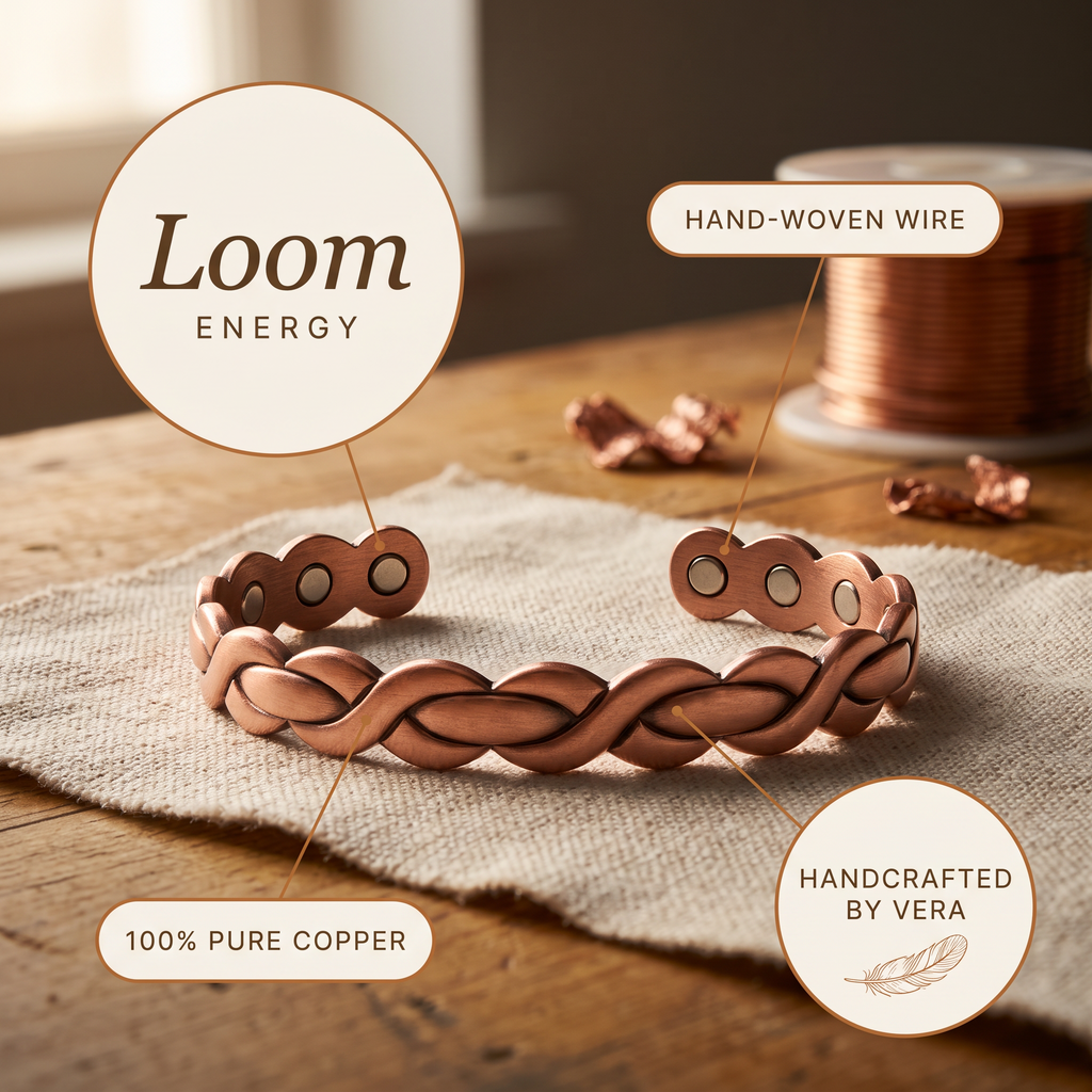 Vera's Loom Koperarmband