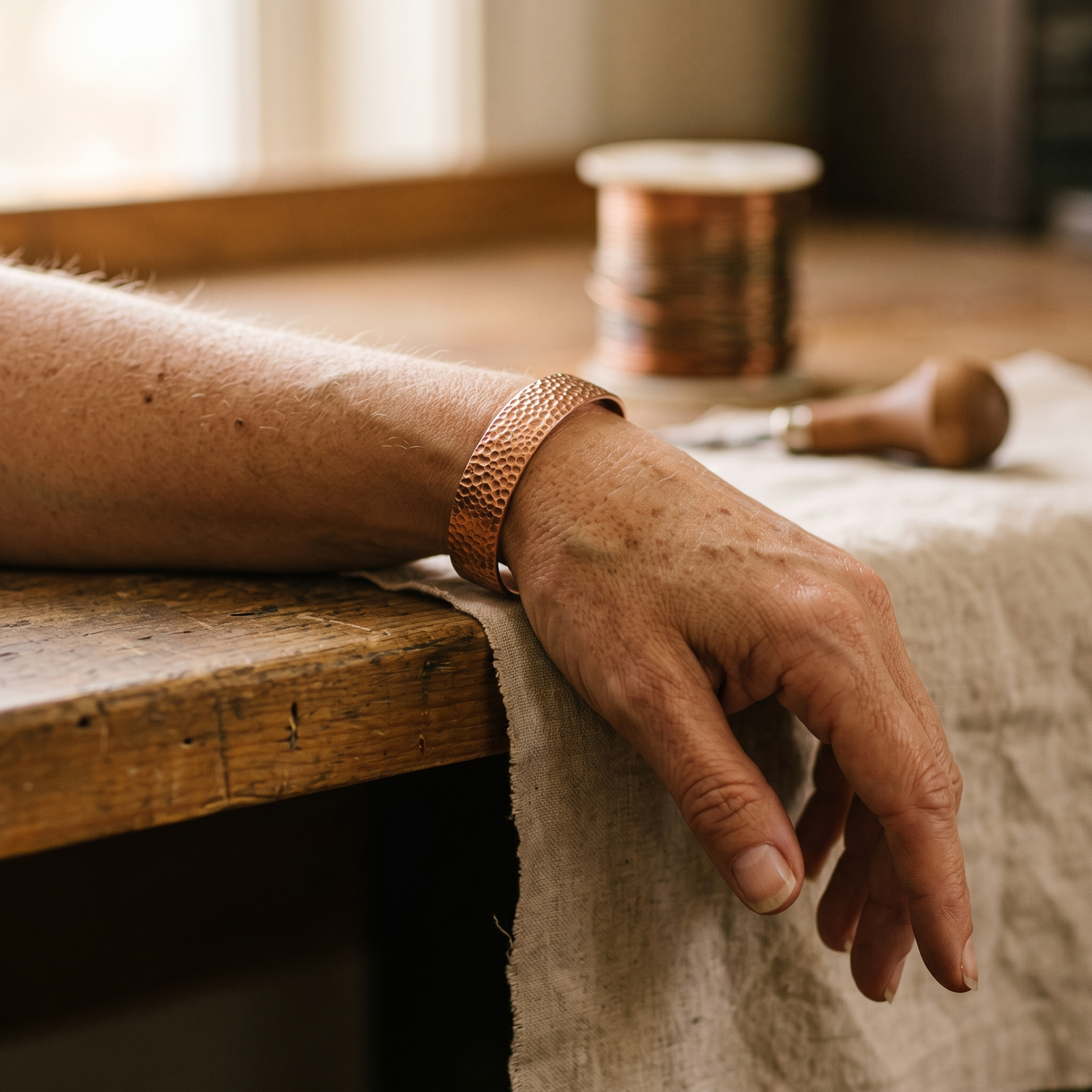 Vera's Maans Copper Bracelet