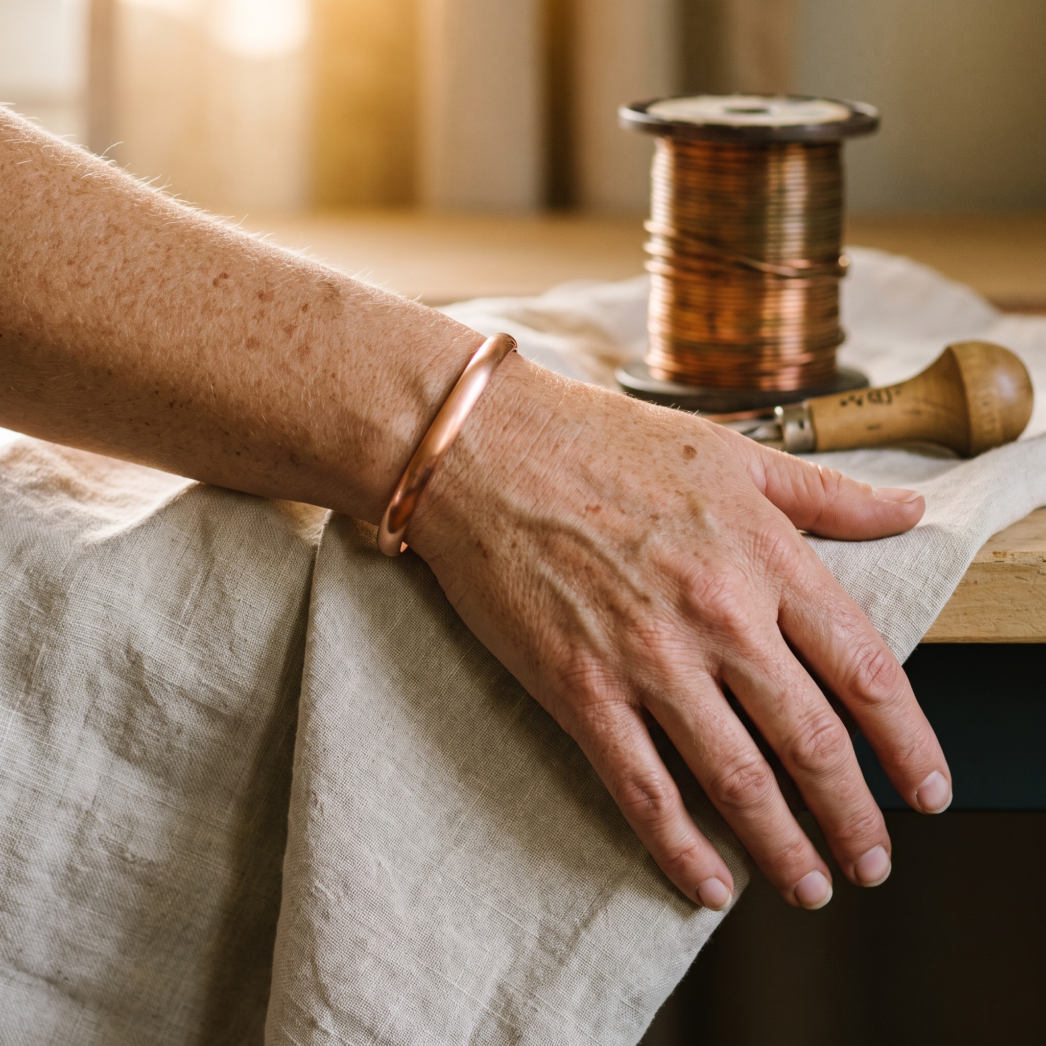 Vera's Flow Koperen Armband