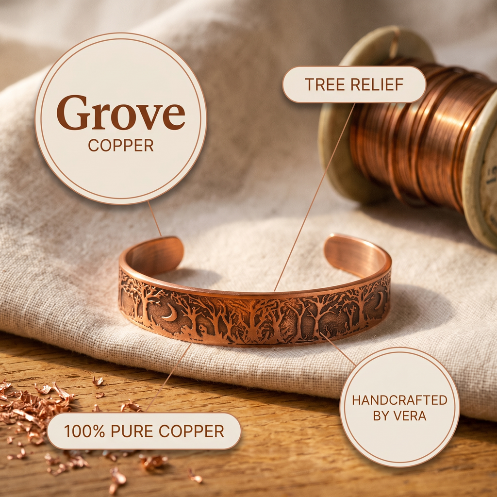 Vera's Grove Koper Armband