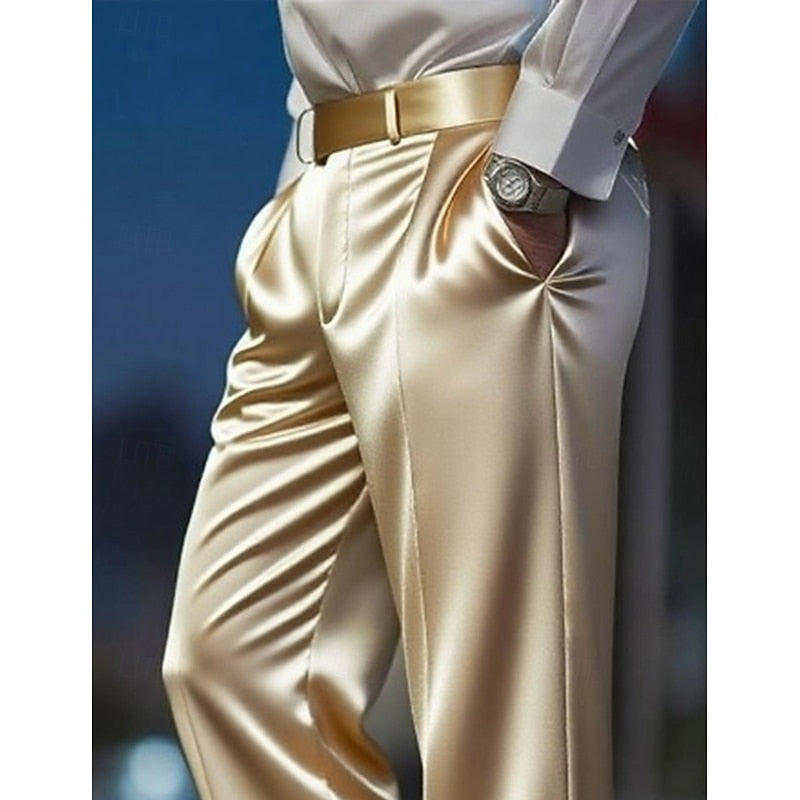Sterling | Glad Rechte-Pijp Dress Trousers