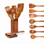 Traditionele Japanse houten keukengereiset