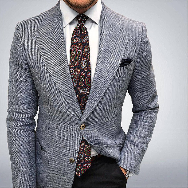 Vaughn | Verfijnde Textuur Tailored Blazer