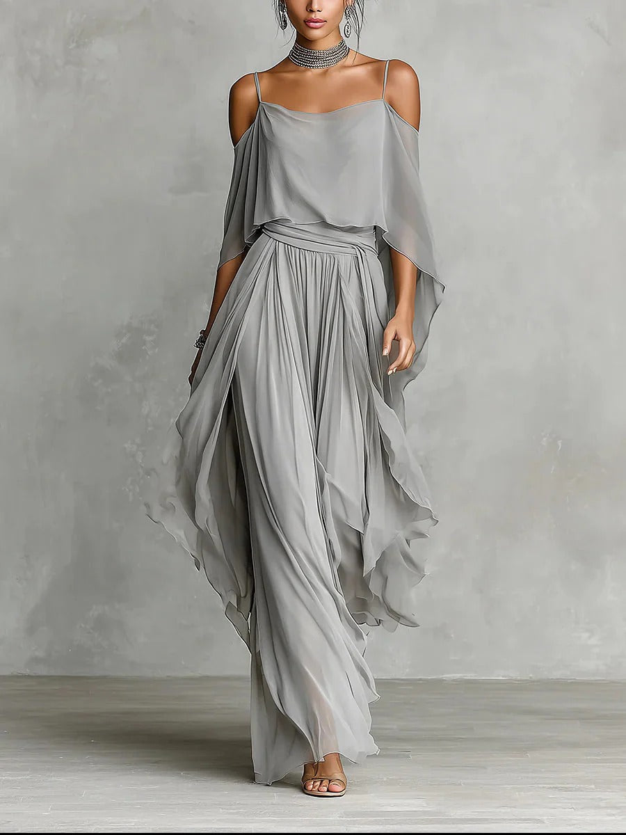 Ivah™ Off-Shoulder Flowing Set
