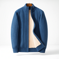 Preston | Fleece-Lined Full-Zip Cardigan