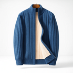Preston | Fleece-Lined Full-Zip Cardigan