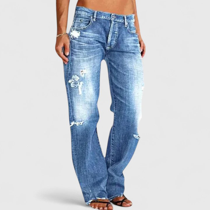 Delaney | Relaxed Wijde Pijpen Everyday Jeans