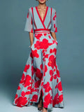 Helena | Bloemen Maxi Jurk