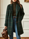 Kayla™ Retro Ruit Tweed Jas