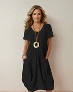ORIANE | VLOEIENDE CASUAL MAXI JURK