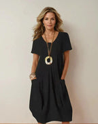 ORIANE | VLOEIENDE CASUAL MAXI JURK