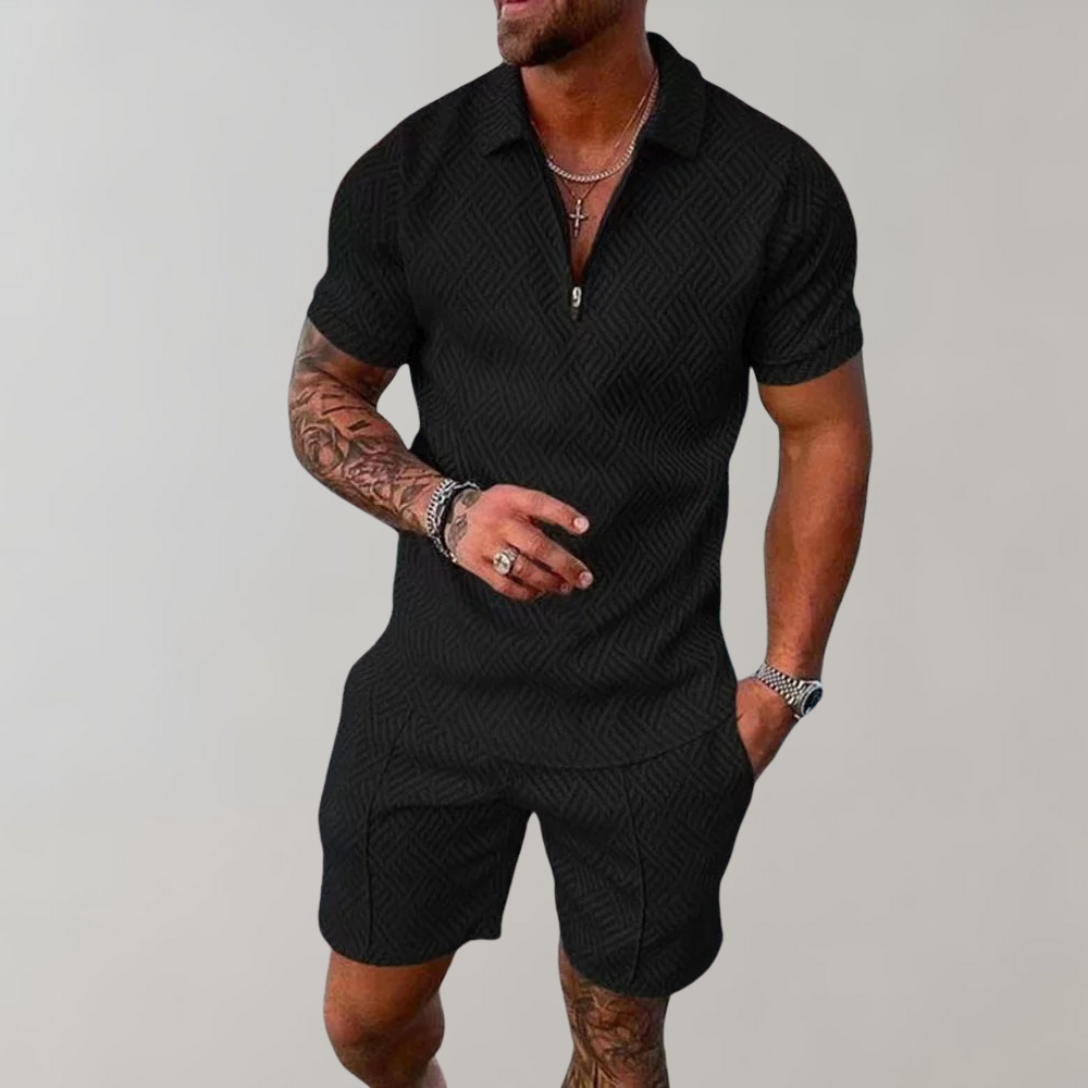 Dylan | Klassiek Polo en Shorts Set