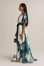 Serene™ Elegante Artistieke Maxi Jurk