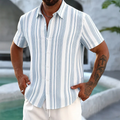 Hugo | Gestreepte Korte Mouwen Shirt