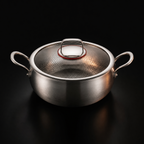 Gehamerde Diepe Titanium pan