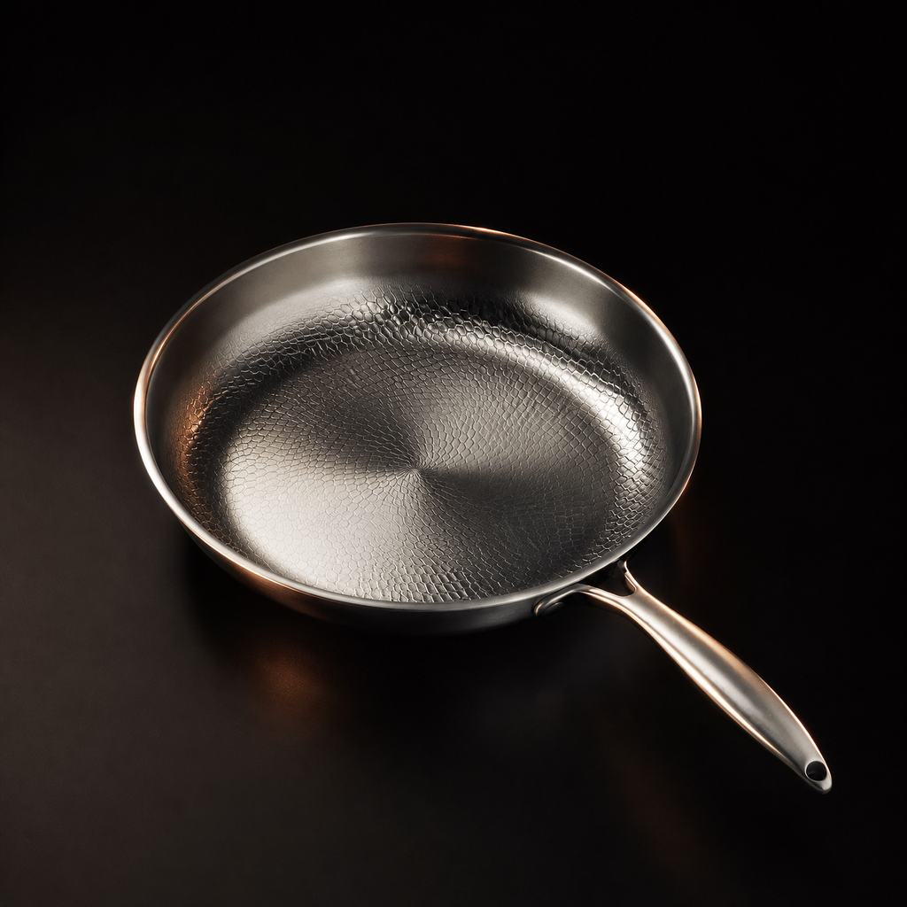 Gehamerde Titanium Pan