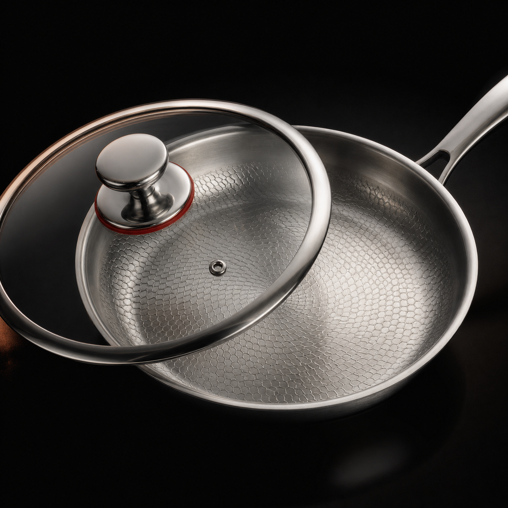 Gehamerde Titanium Pan