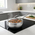 Gehamerde Titanium Sauteerpan