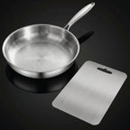 Gehamerde Titanium kook- en bereidingsset