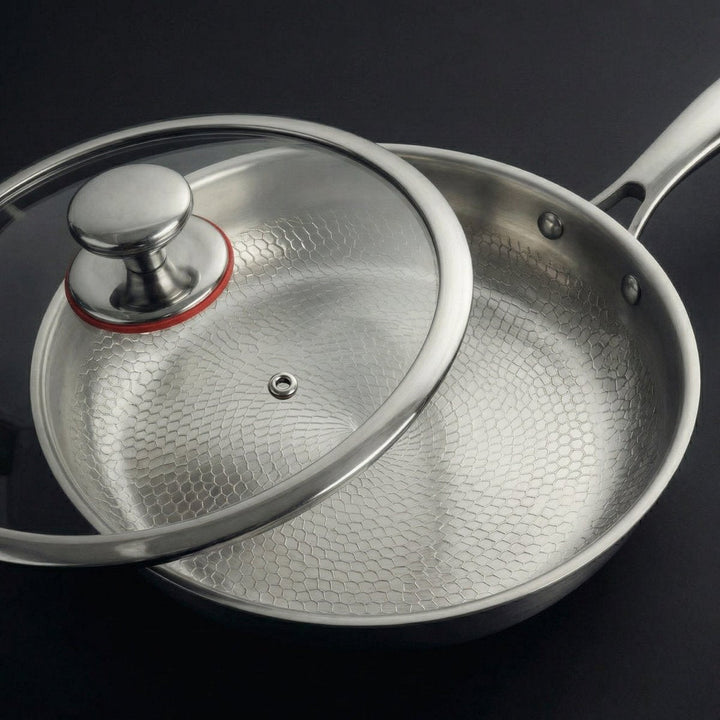 Gehamerde Titanium Pannenduo