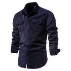 Cornelius | Militair Stijl Casual Shirt