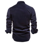 Cornelius | Militair Stijl Casual Shirt