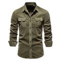 Cornelius | Militair Stijl Casual Shirt