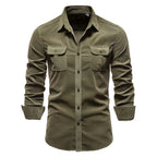 Cornelius | Militair Stijl Casual Shirt