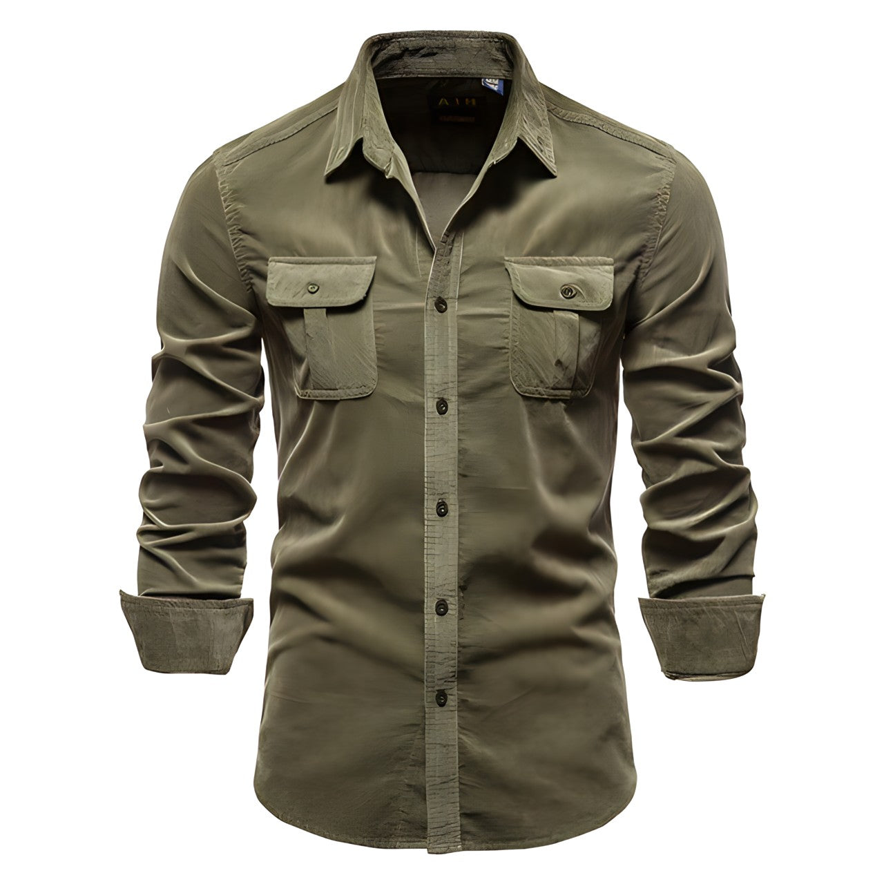 Cornelius | Militair Stijl Casual Shirt