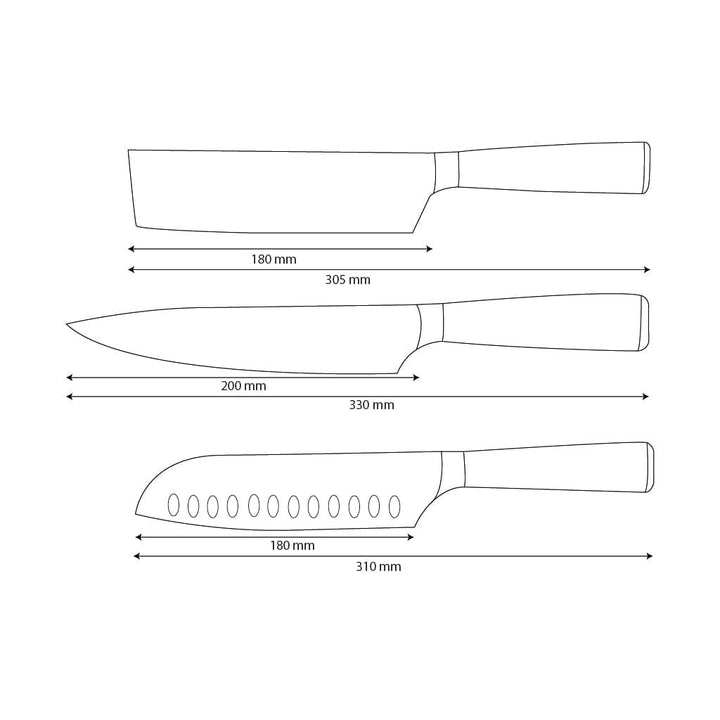 Japans messenset – precisiecollectie (3-delig)