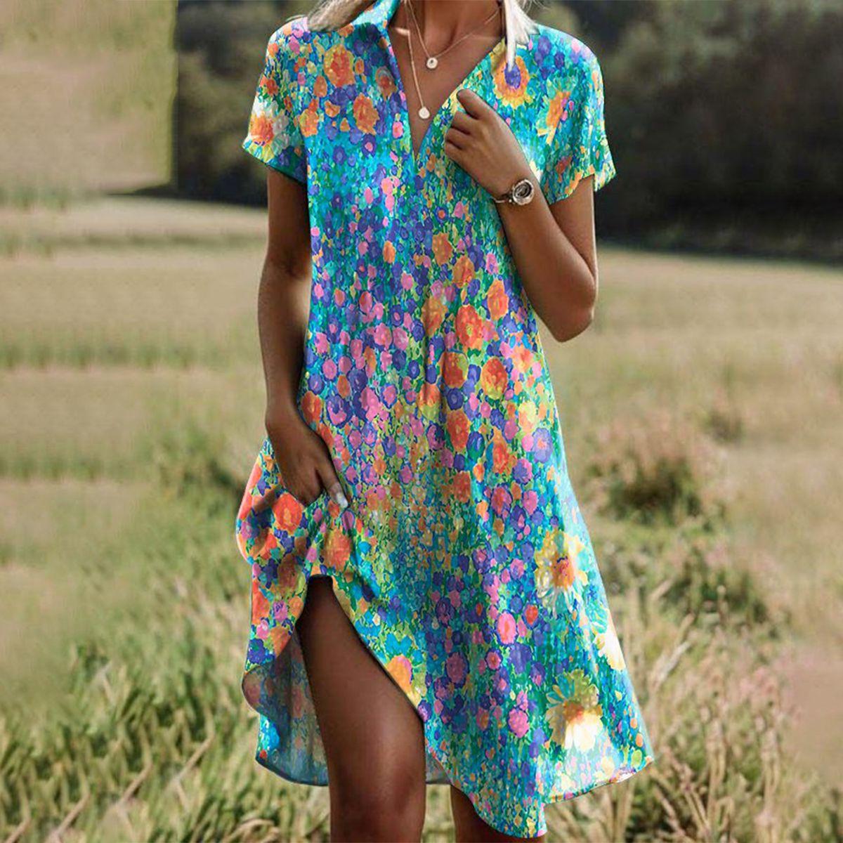 Mia | Klassieke Boho Zomerjurk
