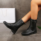 Liana™ Chic Ronde-Neus Boots