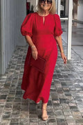Amelie™ Tijdloze Pofmouw Jurk