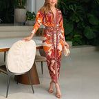 Blysse™ Elegante V-Hals Jurk