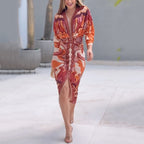 Blysse™ Elegante V-Hals Jurk