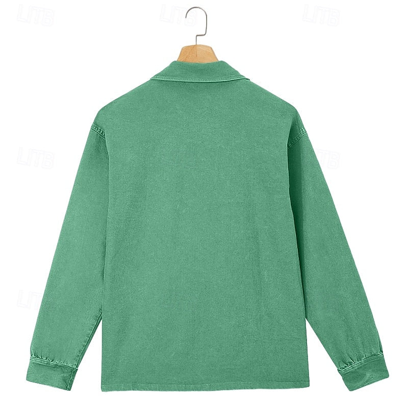 Emmett | Ontspannen Lange Mouwen Polo Shirt