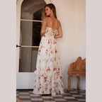 Zoey | Elegante Bloemen Mouwloze Jurk